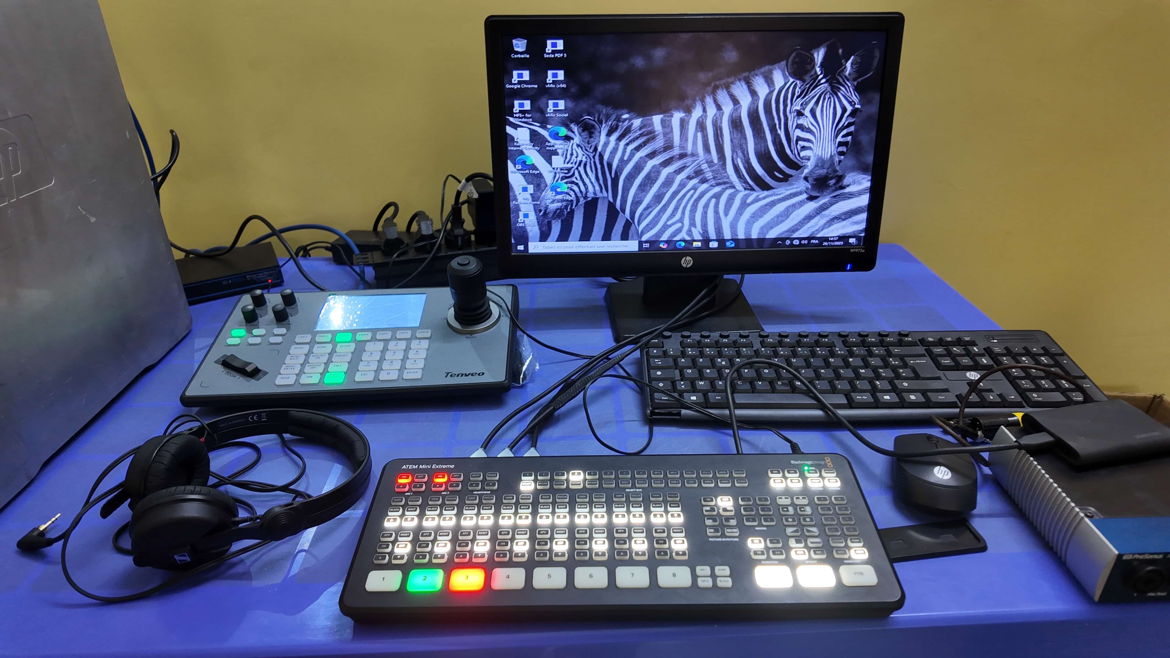 Studio FOCUS TV - Équipement de régie ATEM